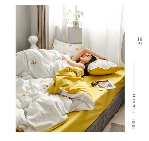 逸軒全棉水洗棉四件套 春秋舒適，夏季清涼的床上佳品